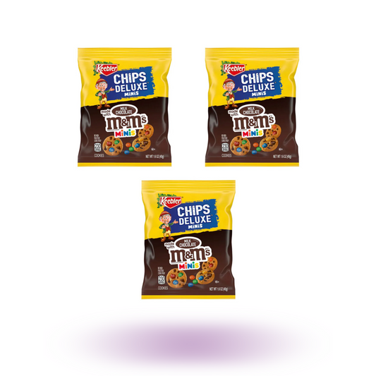 M&M Keebler Bite Size Cookies Minis 3er Pack Bundle