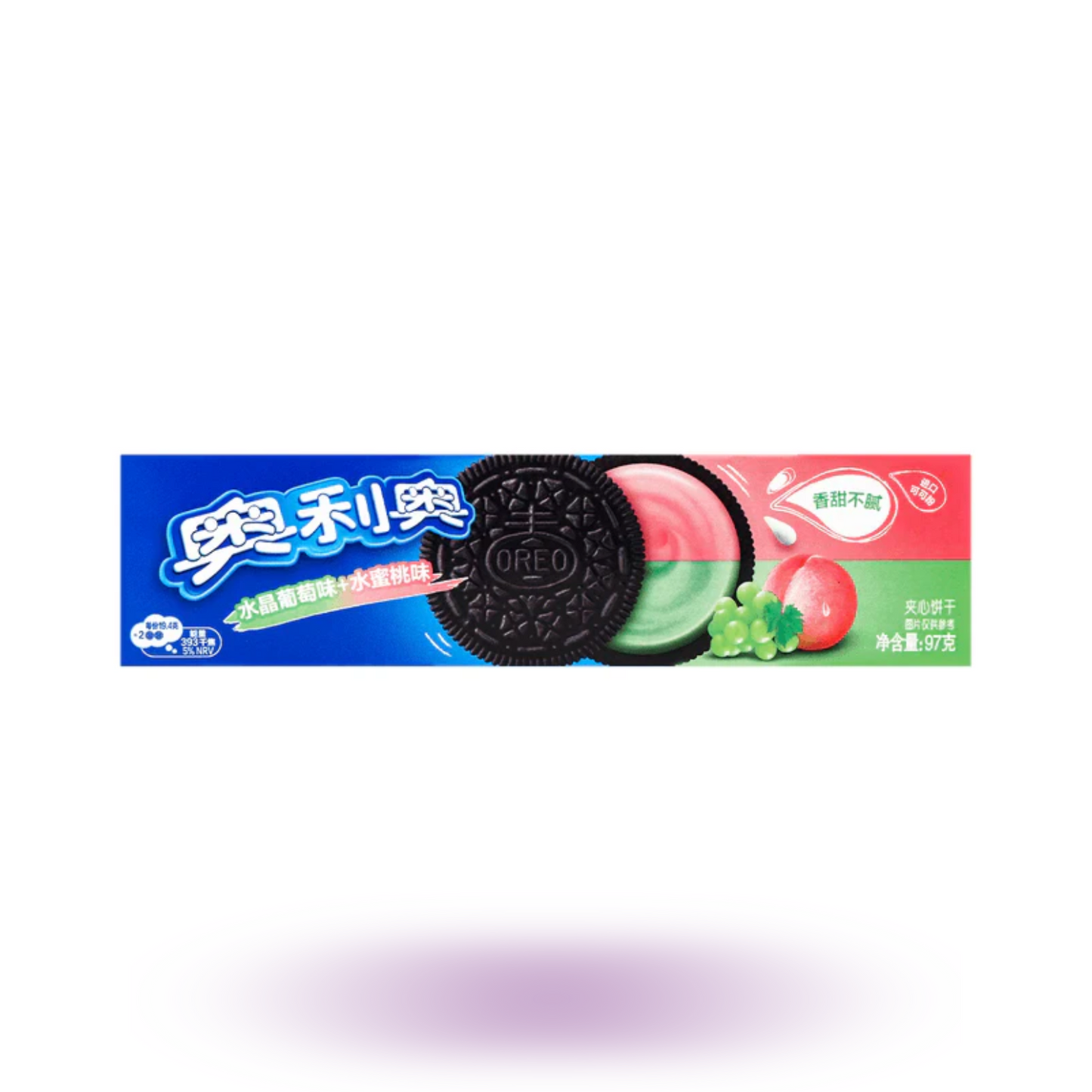 Oreo Crystal Grape & Peach China 97g