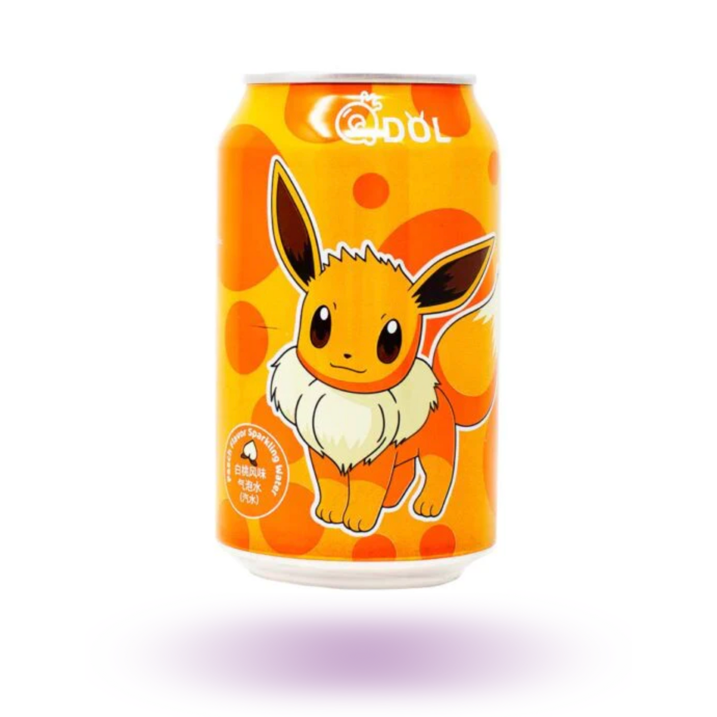 Qdol Pokémon Evoli Sparkling Water Peach 330ml