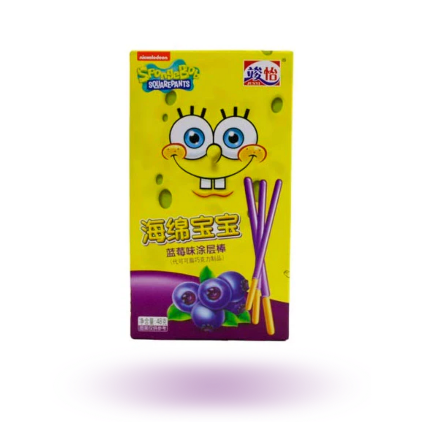 SpongeBob Coated Stick Blueberry Asia 48g