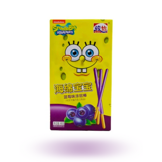 SpongeBob Coated Stick Blueberry Asia 48g