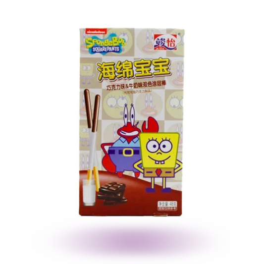 SpongeBob Coated Stick Chocolate & Milk Asia 48g