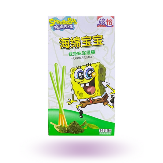 SpongeBob Coated Stick Matcha Asia 48g