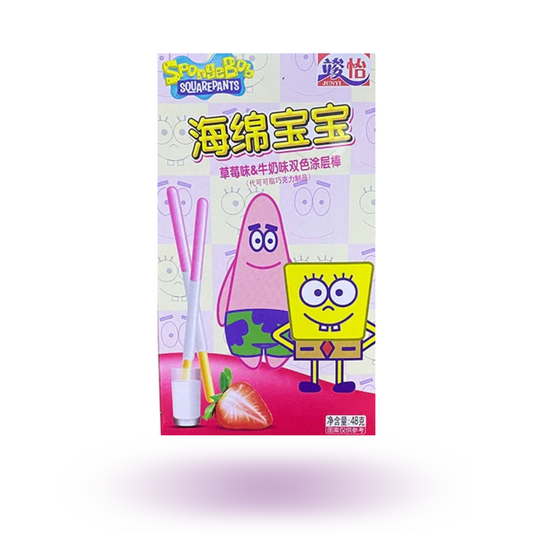 SpongeBob Coated Stick Strawberry & Milk Asia 48g